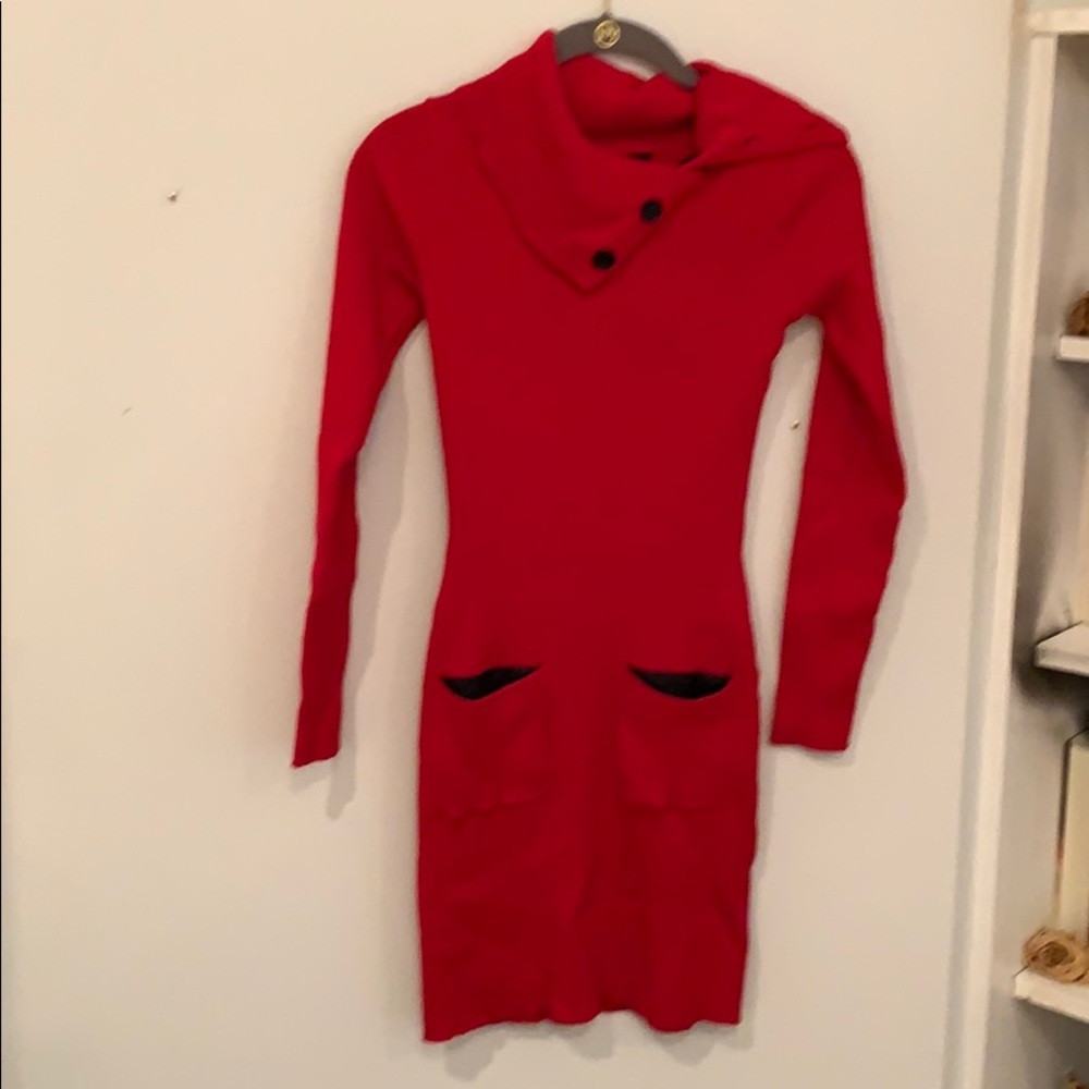 Red holiday dress